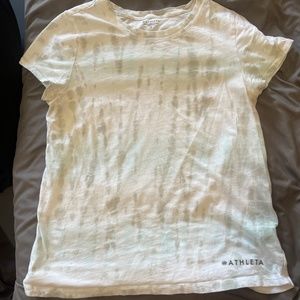 Tie-dye Athleta cotton t-shirt